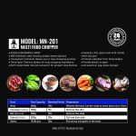 Marino MN-201 Multifunzione Tritatore degli Alimenti